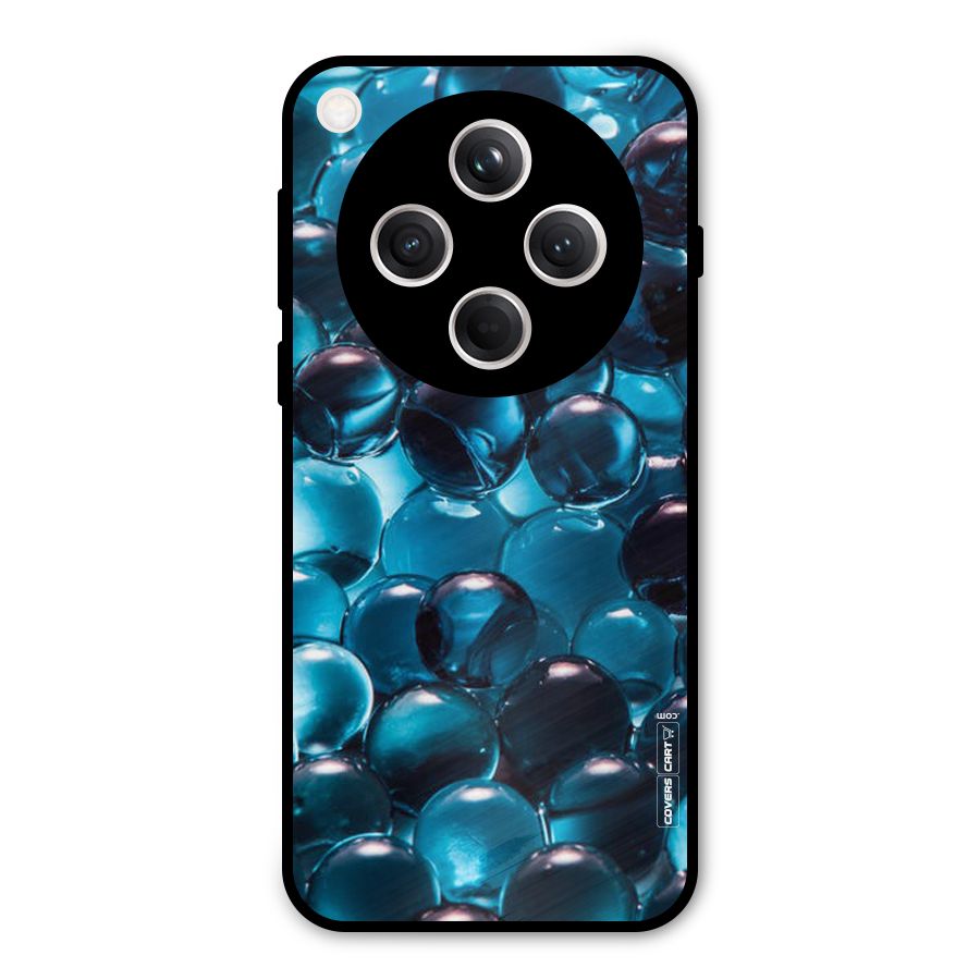Blue Abstract Balls Metal Back Case for Oppo Find X8