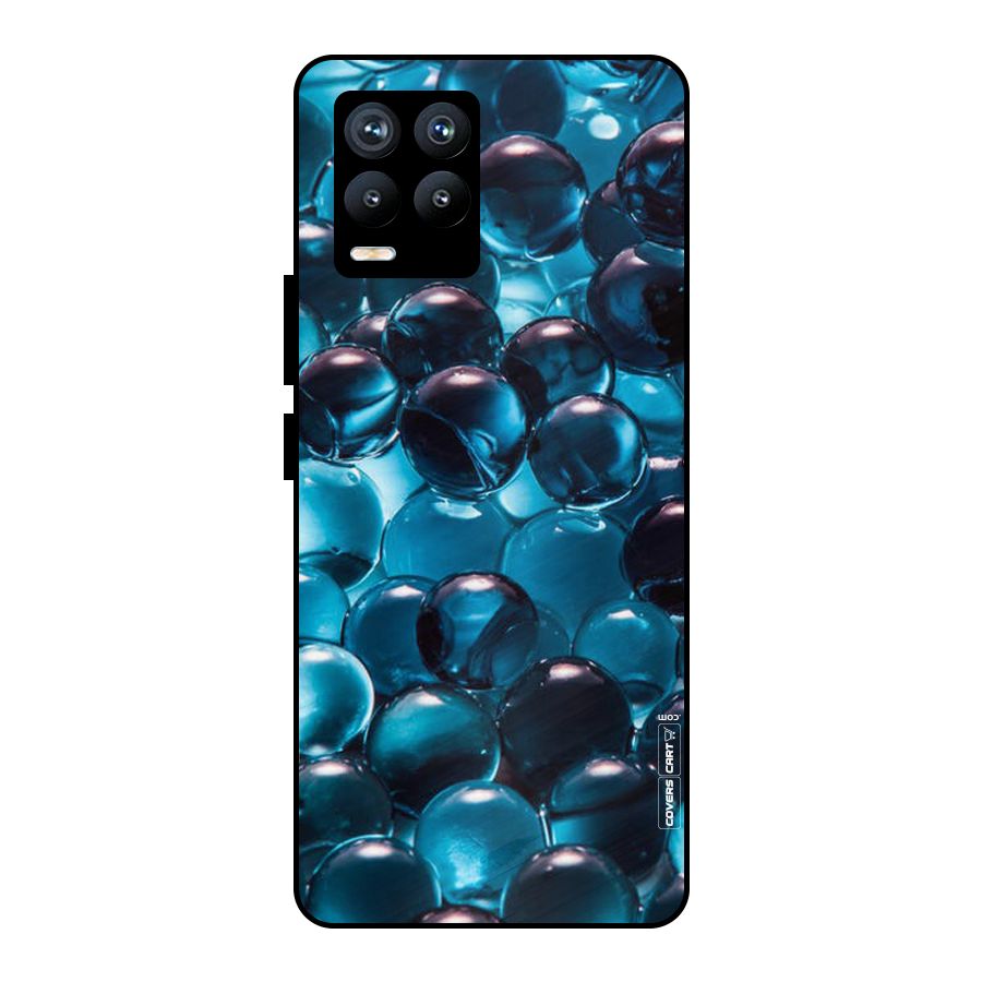 Blue Abstract Balls Metal Back Case for Realme 8 Pro