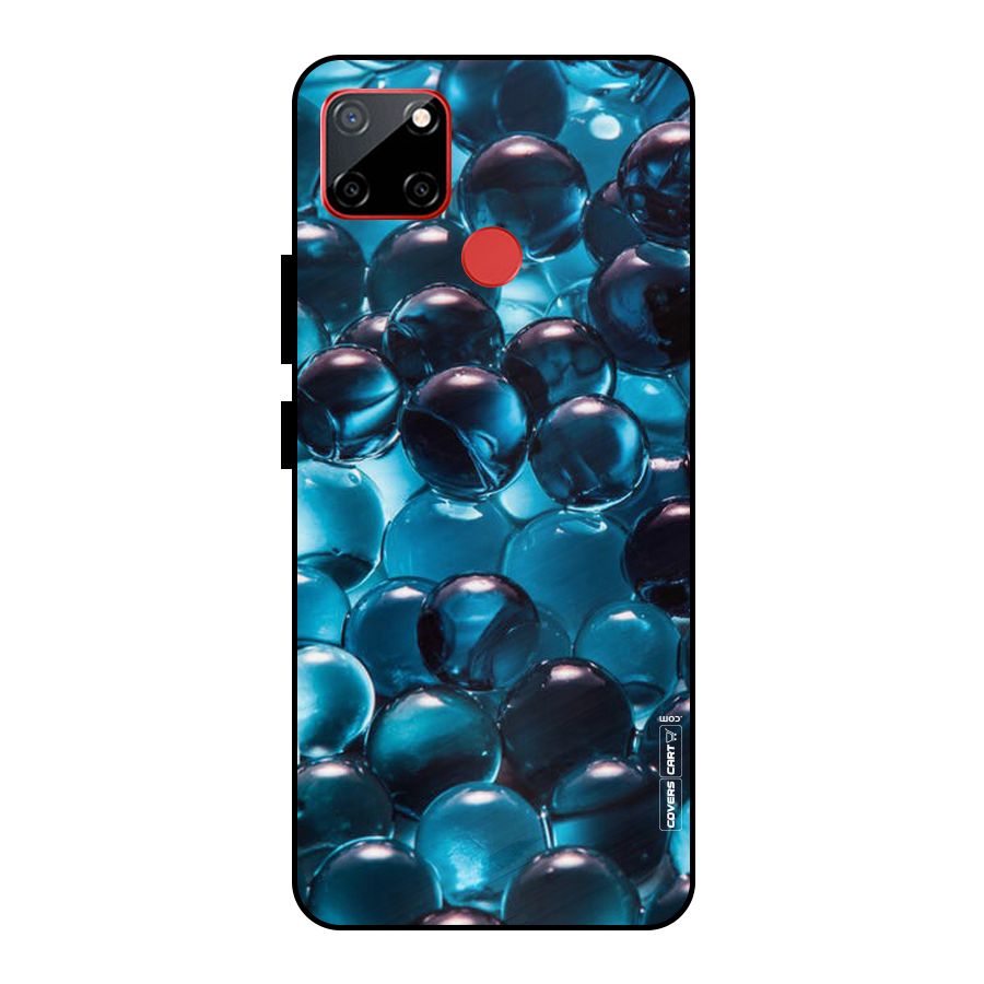 Blue Abstract Balls Metal Back Case for Realme C12