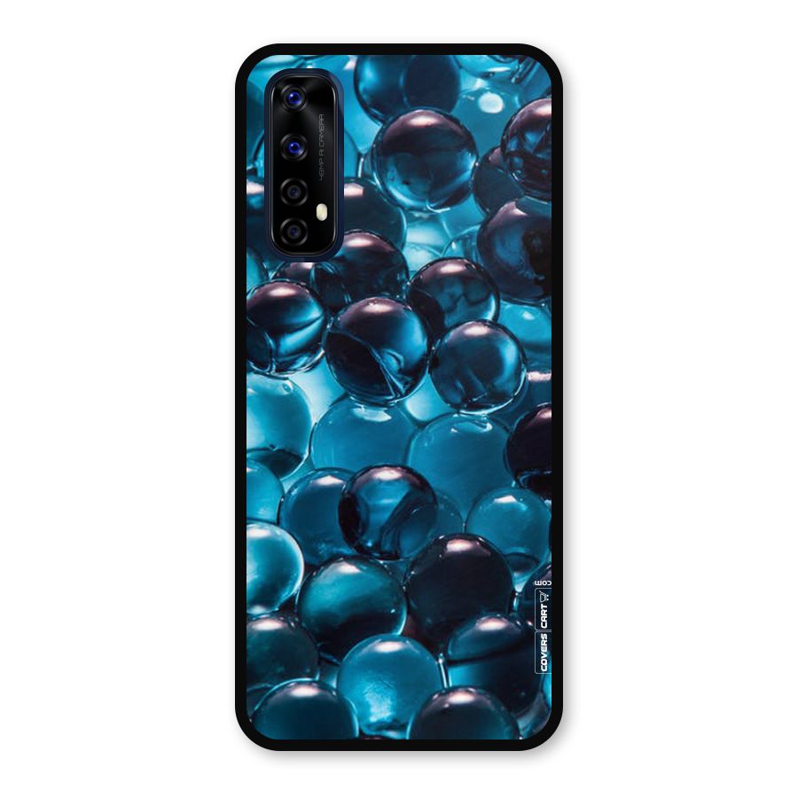 Blue Abstract Balls Metal Back Case for Realme Narzo 20 Pro