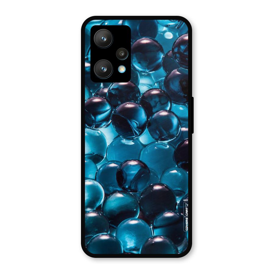 Blue Abstract Balls Metal Back Case for Realme Narzo 50 Pro