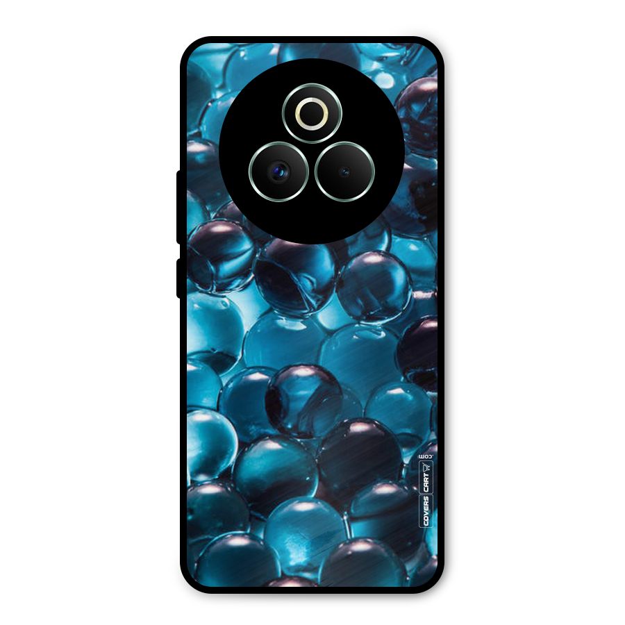 Blue Abstract Balls Metal Back Case for Realme P3 Pro