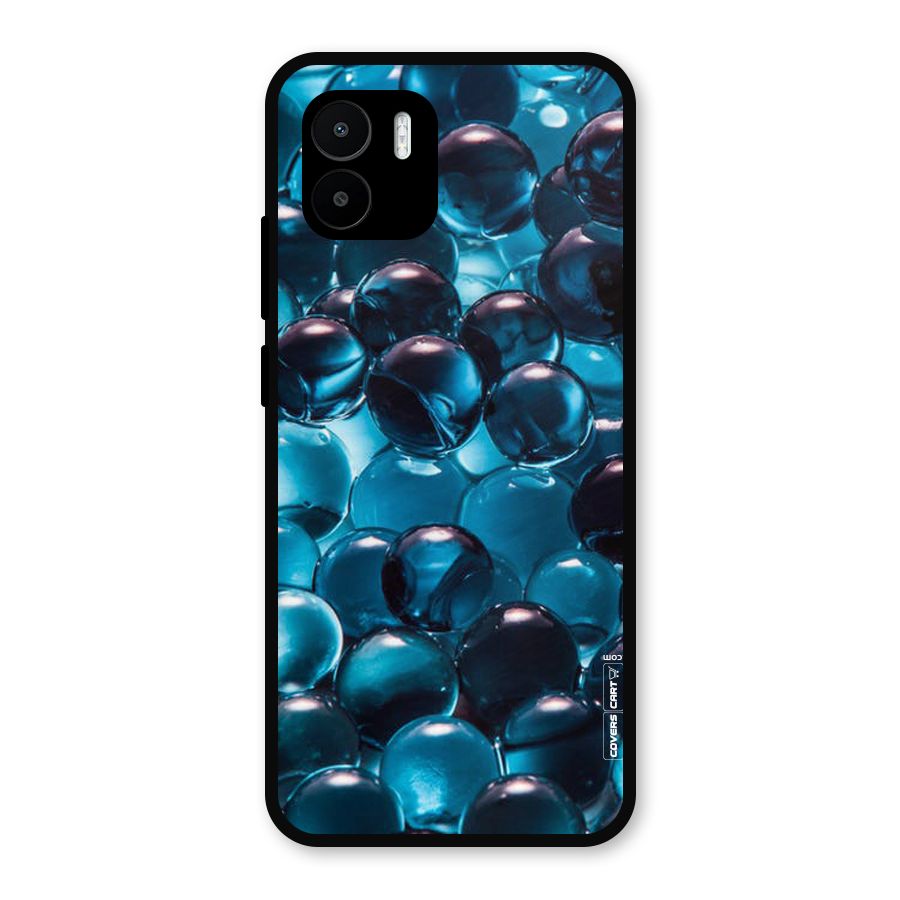 Blue Abstract Balls Metal Back Case for Redmi A2