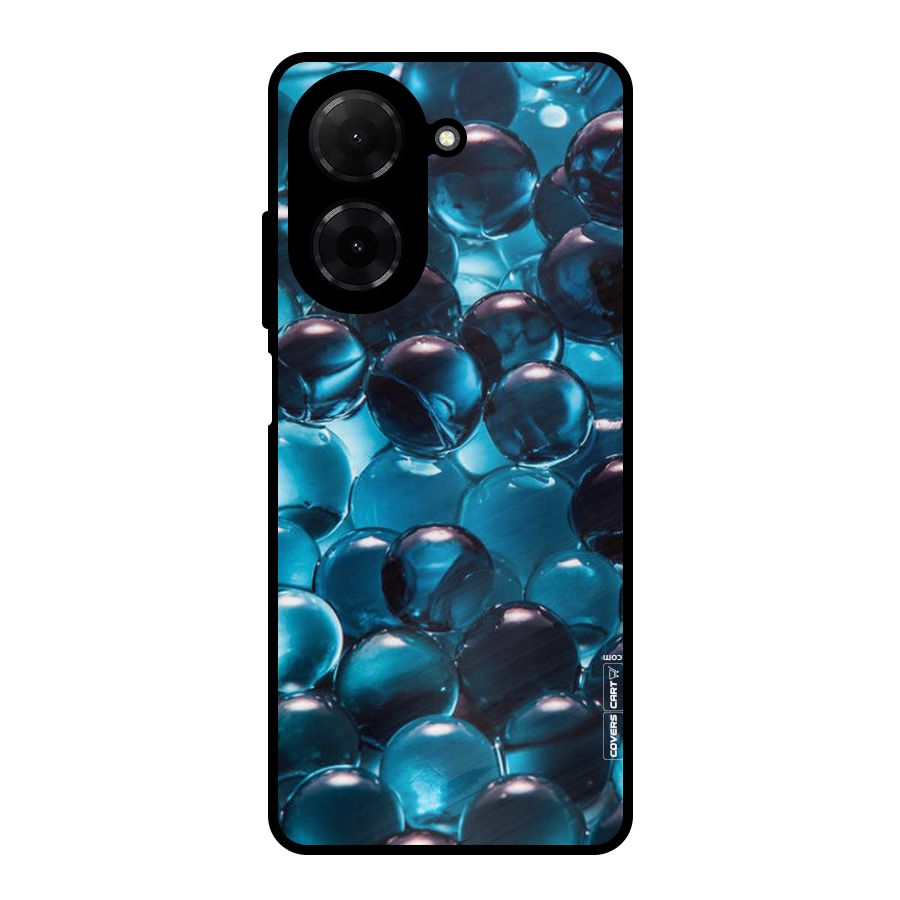 Blue Abstract Balls Metal Back Case for Redmi A5 4G
