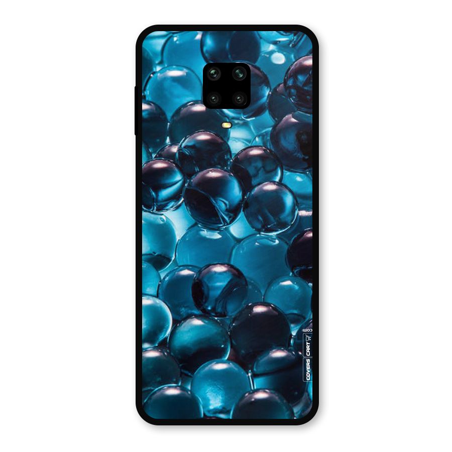 Blue Abstract Balls Metal Back Case for Redmi Note 10 Lite