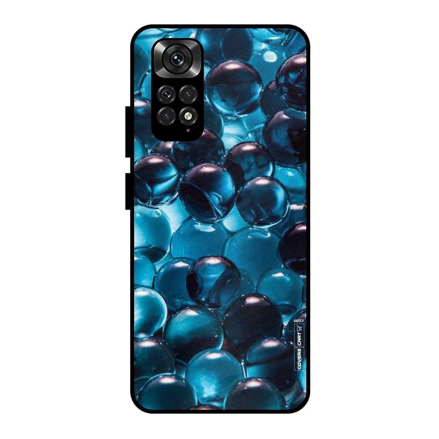 Blue Abstract Balls Metal Back Case for Redmi Note 11 Pro