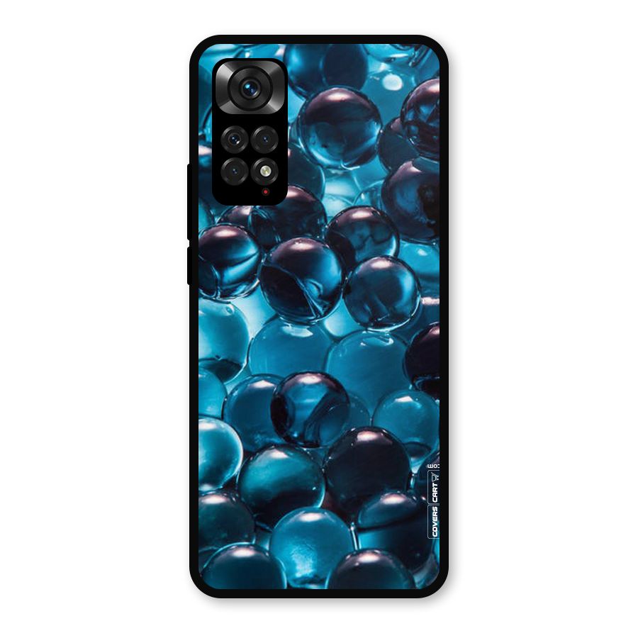Blue Abstract Balls Metal Back Case for Redmi Note 11s