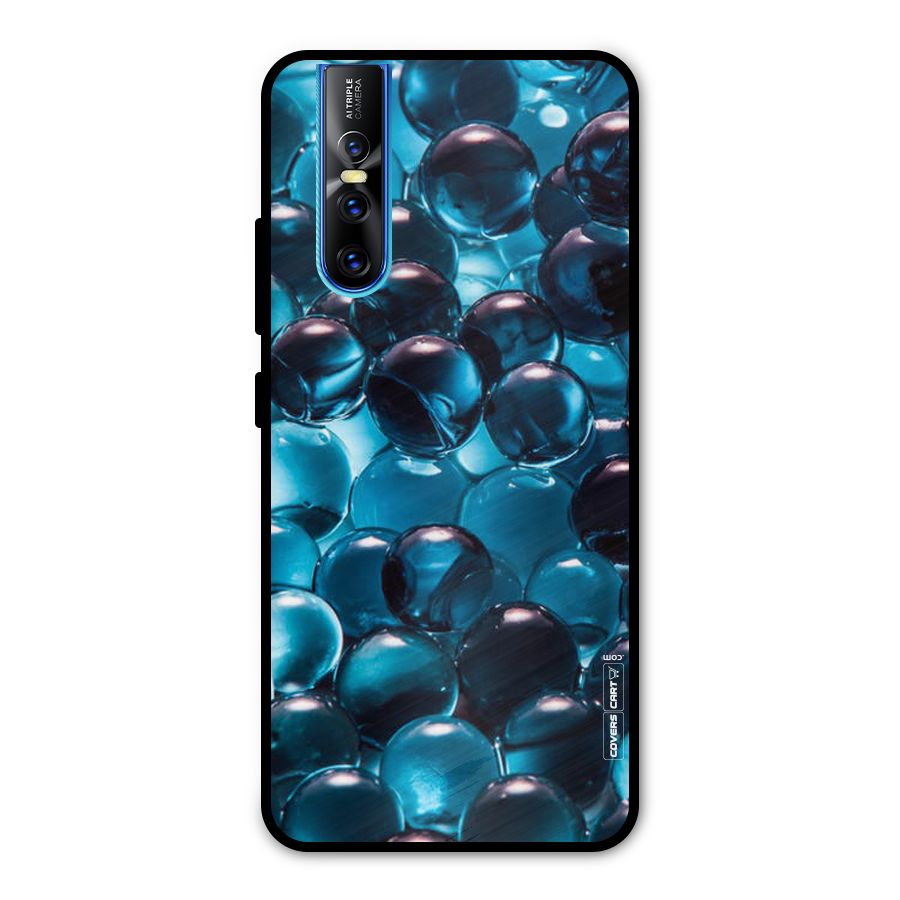 Blue Abstract Balls Metal Back Case for Vivo V15 Pro