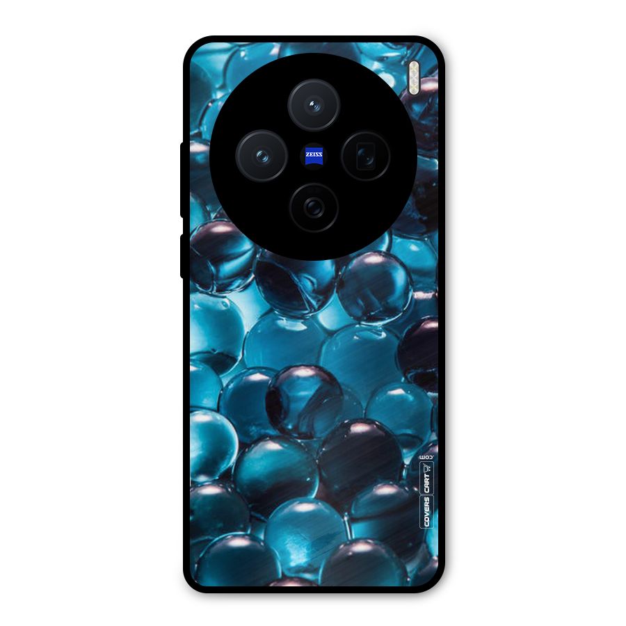 Blue Abstract Balls Metal Back Case for Vivo X200