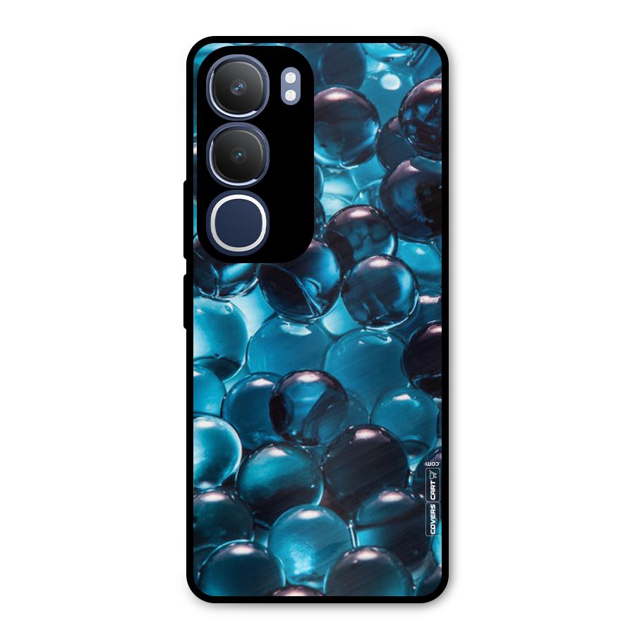 Blue Abstract Balls Metal Back Case for Vivo Y29