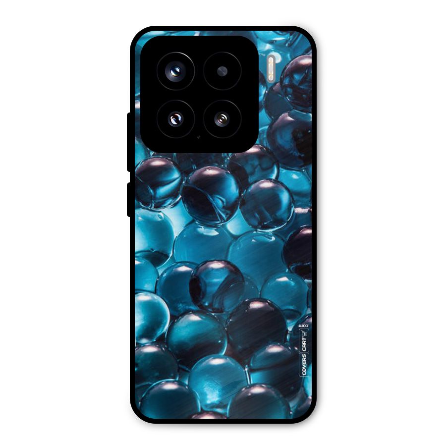 Blue Abstract Balls Metal Back Case for Xiaomi 15