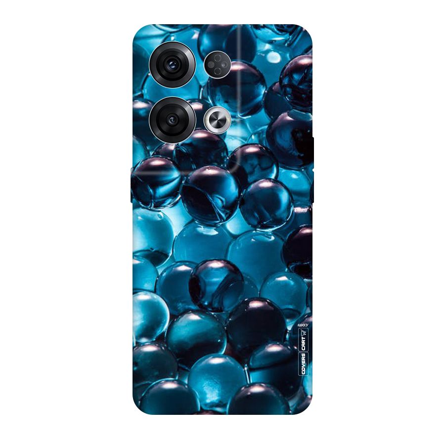 Blue Abstract Balls Original Polycarbonate Back Case for Oppo Reno8 Pro 5G