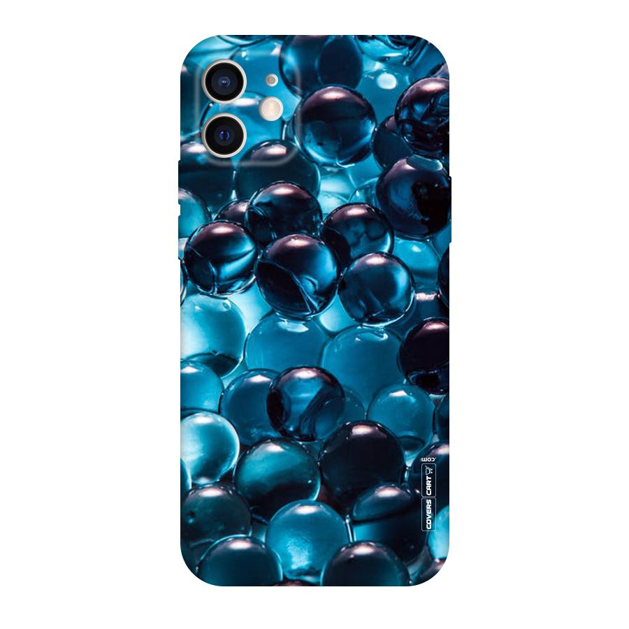 Blue Abstract Balls Original Polycarbonate Back Case for iPhone 12