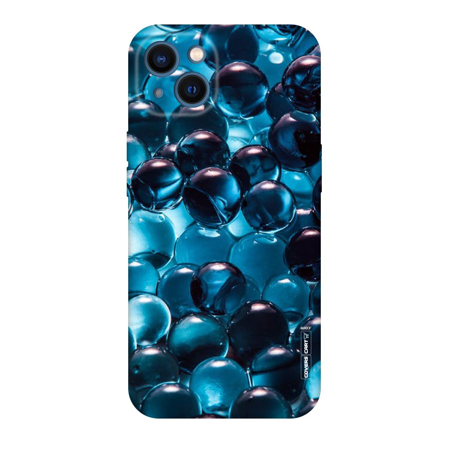 Blue Abstract Balls Original Polycarbonate Back Case for iPhone 13