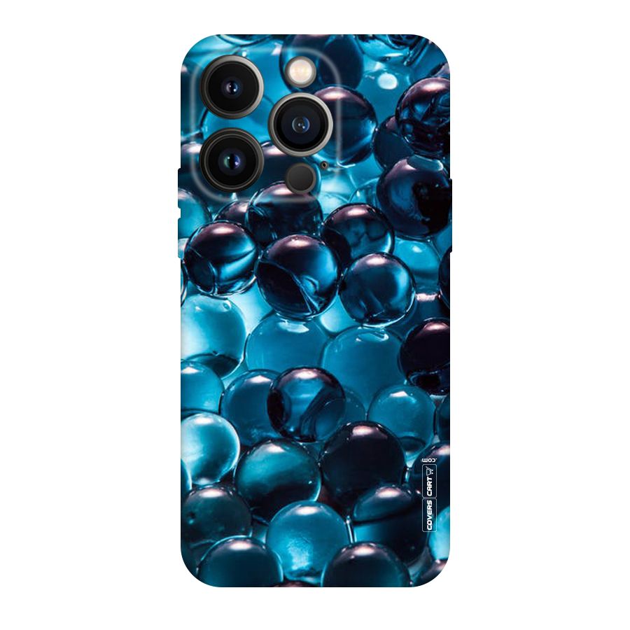 Blue Abstract Balls Original Polycarbonate Back Case for iPhone 14 Pro