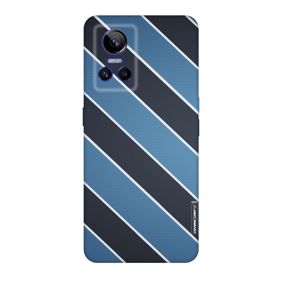Blue Black Stripes Original Polycarbonate Back Case for Realme GT Neo 3