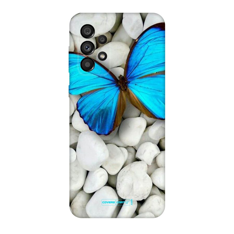 Blue Butterfly Original Polycarbonate Back Case for Galaxy A73 5G