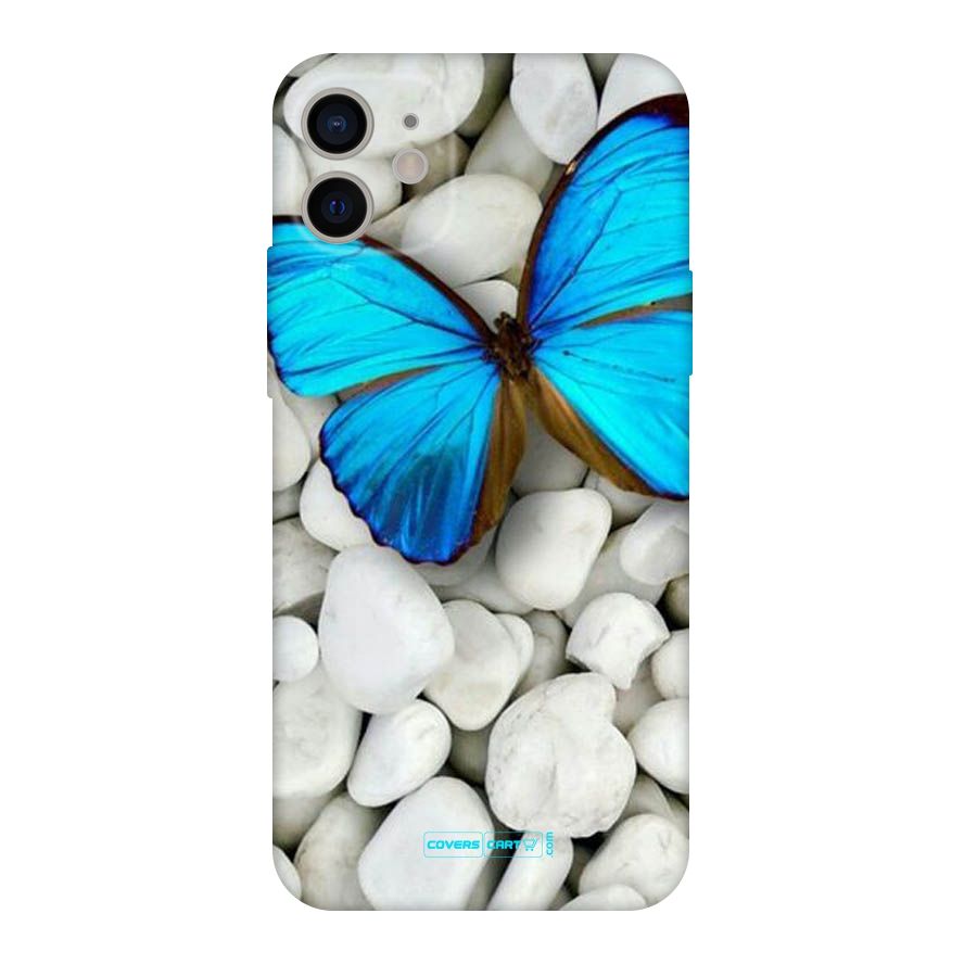 Blue Butterfly Original Polycarbonate Back Case for iPhone 11