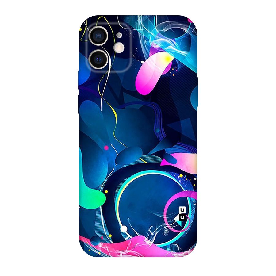 Blue Circle Flow Original Polycarbonate Back Case for iPhone 12
