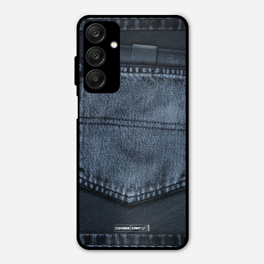Blue Denim Metal Back Case for Galaxy A25 5G