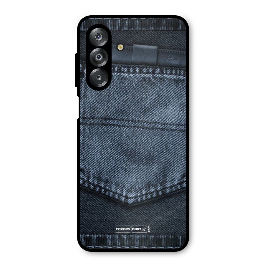 Blue Denim Metal Back Case for Galaxy A26