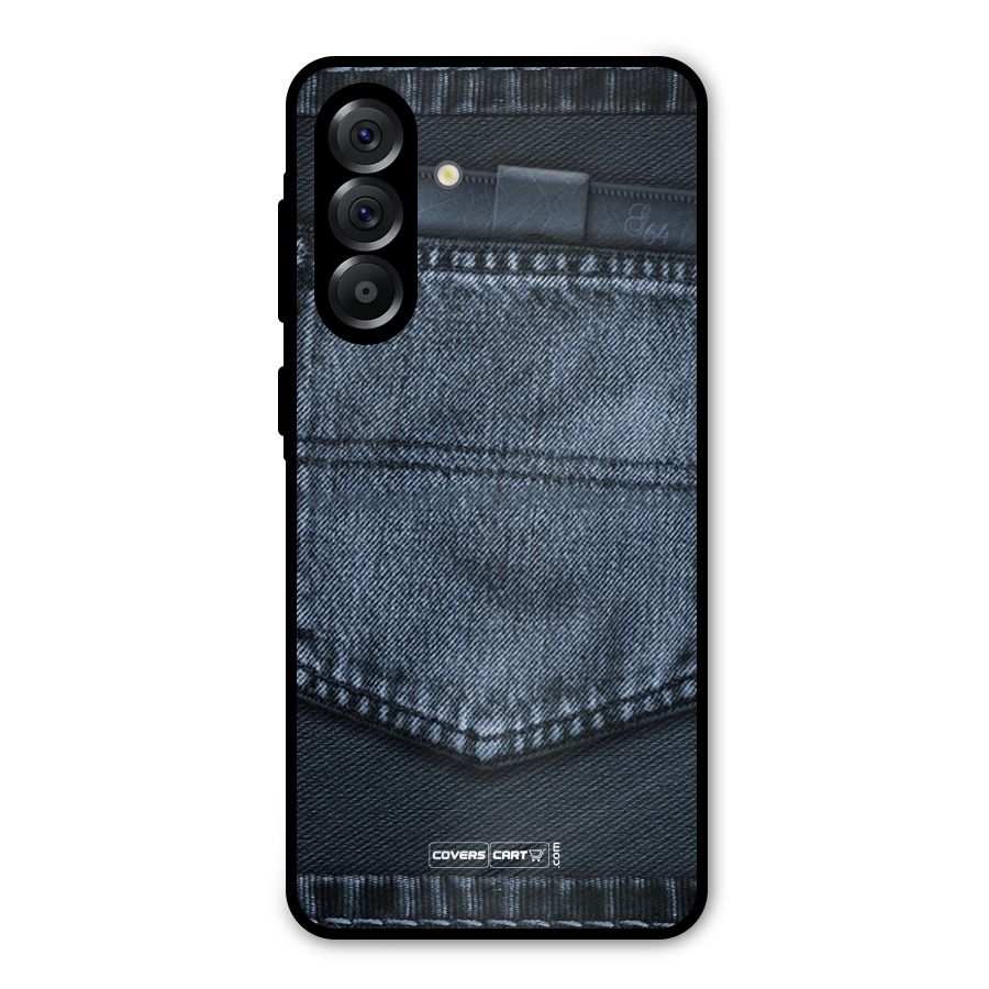 Blue Denim Metal Back Case for Galaxy A36
