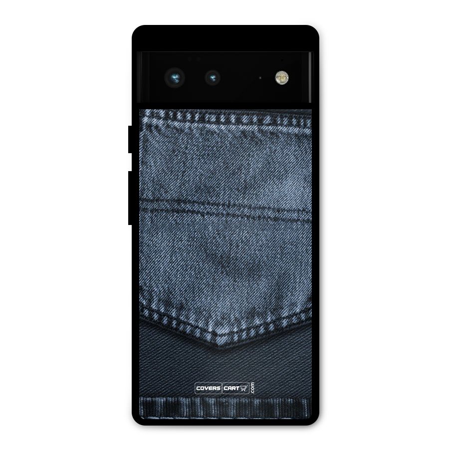 Blue Denim Metal Back Case for Google Pixel 6