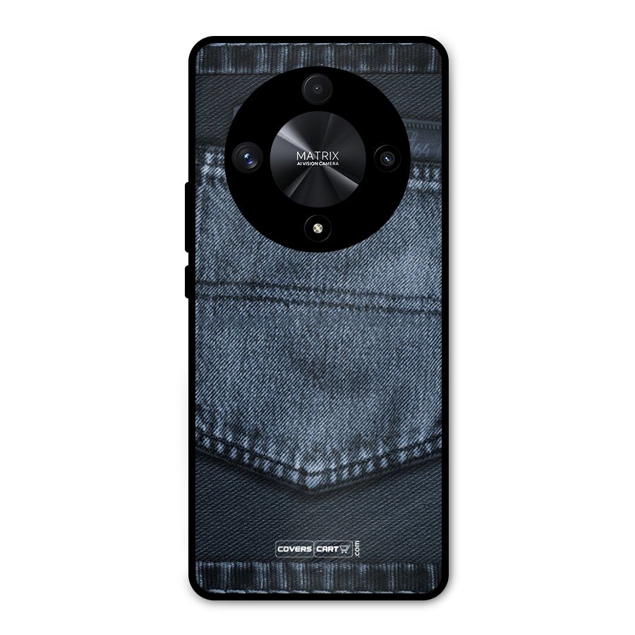 Blue Denim Metal Back Case for Honor X9b