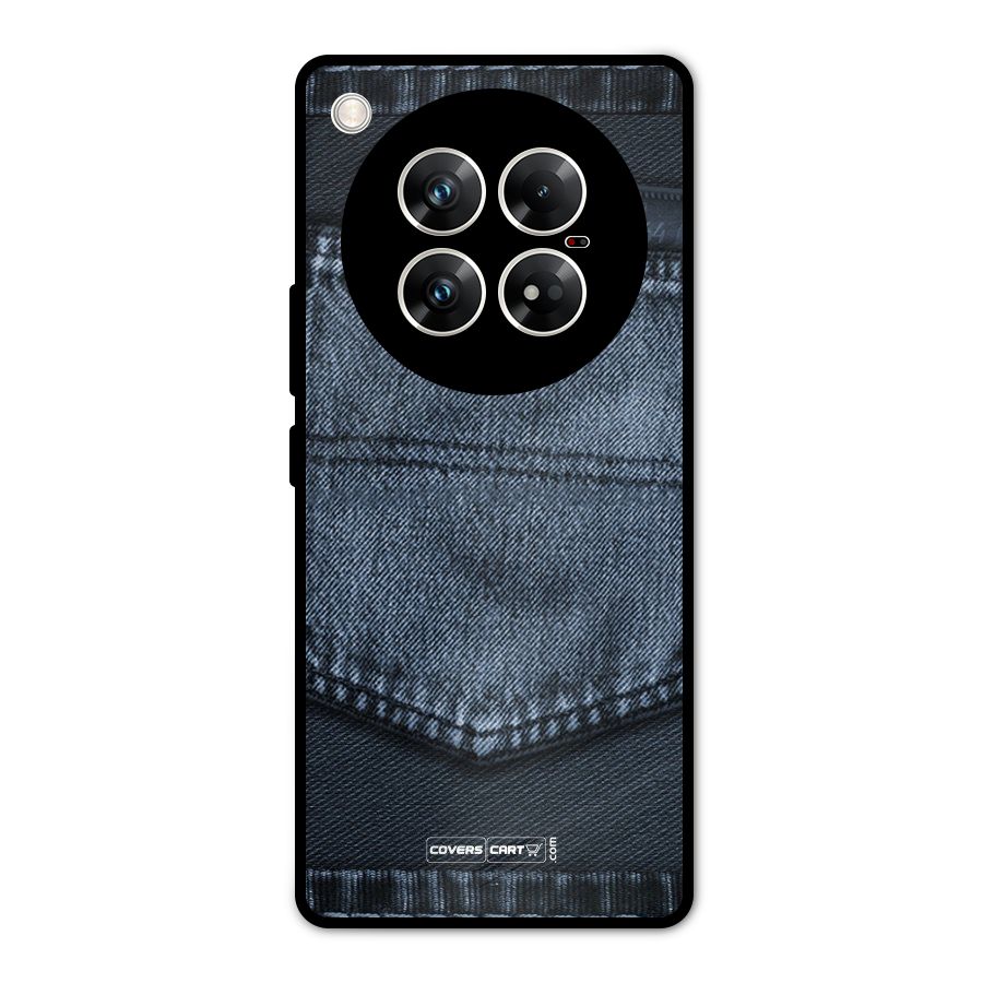 Blue Denim Metal Back Case for Infinix Zero 40 5G