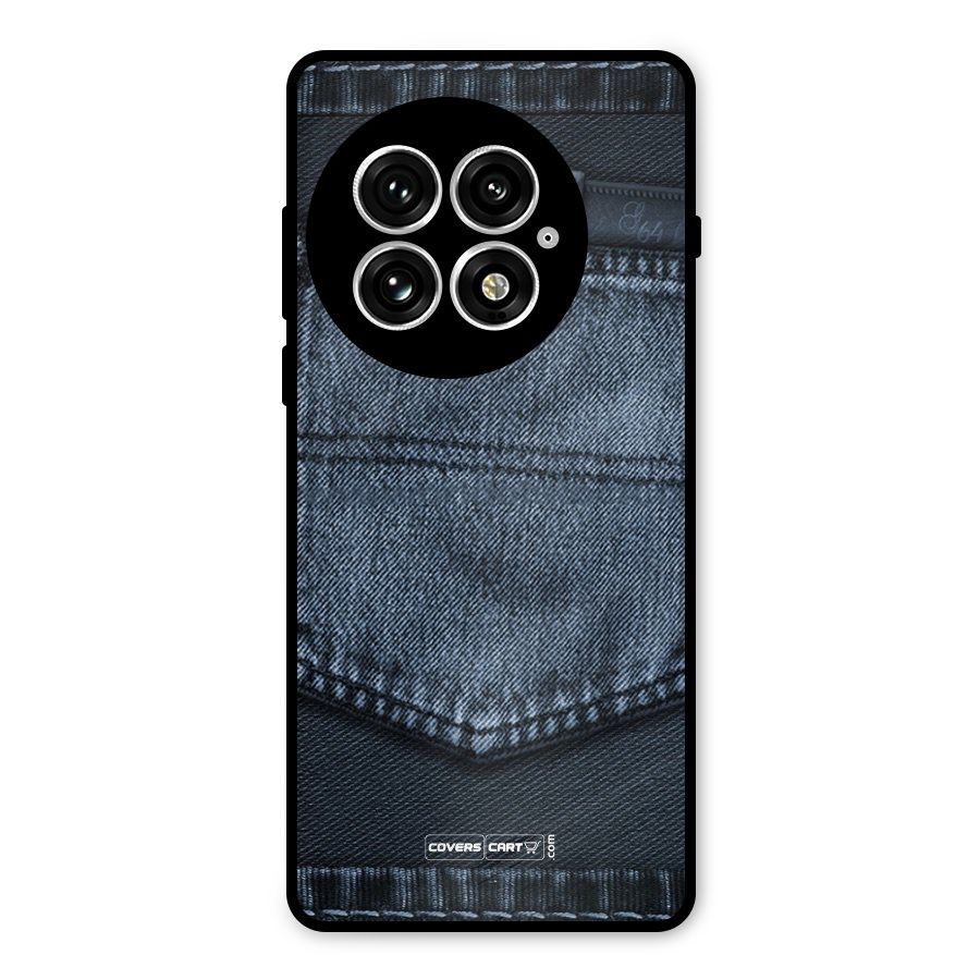 Blue Denim Metal Back Case for OnePlus 13