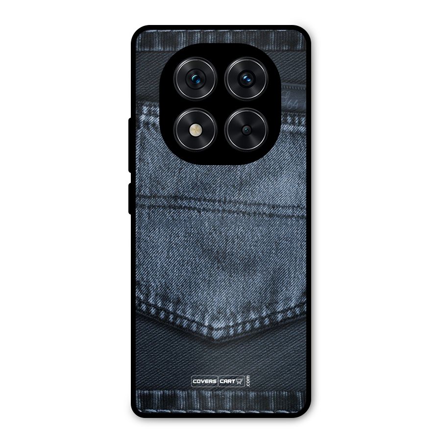 Blue Denim Metal Back Case for Poco X7