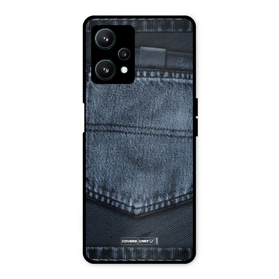 Blue Denim Metal Back Case for Realme 9 Pro 5G