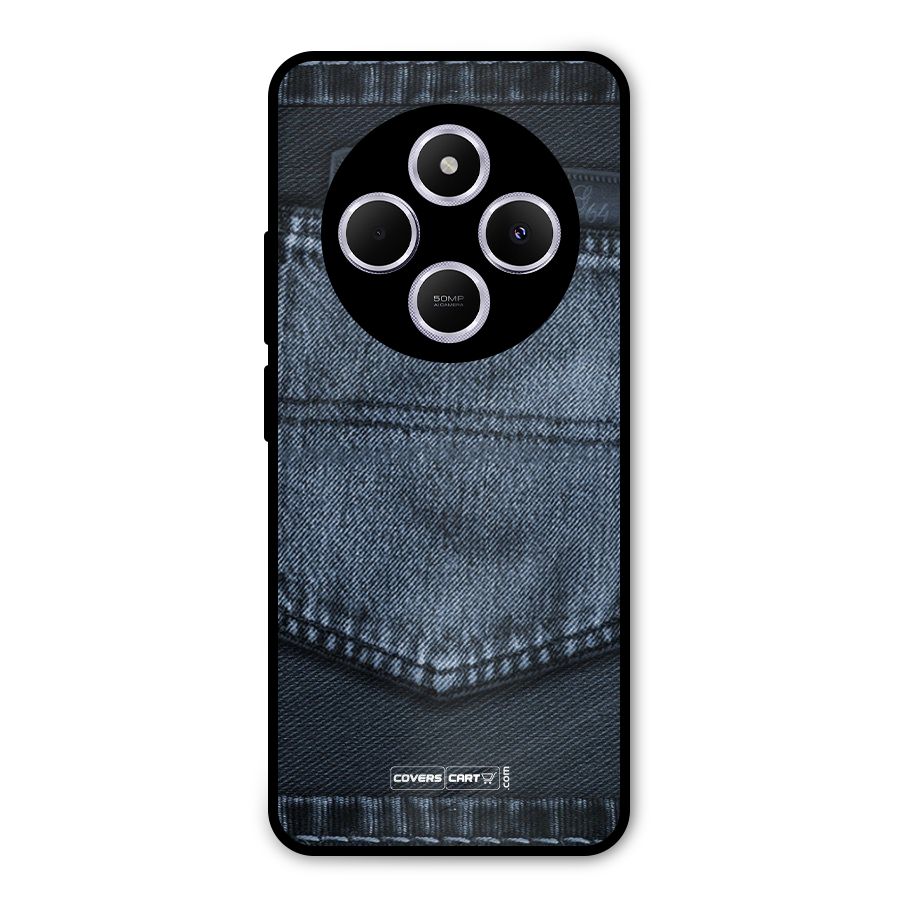 Blue Denim Metal Back Case for Redmi A4
