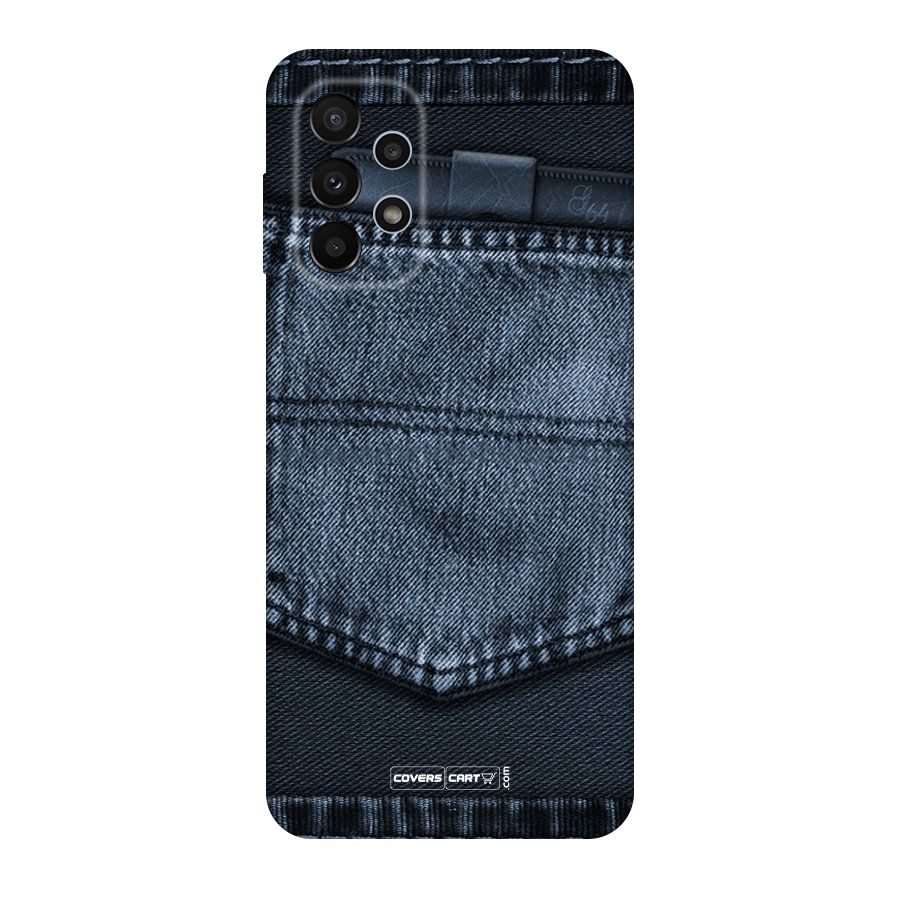 Blue Denim Original Polycarbonate Back Case for Galaxy A23