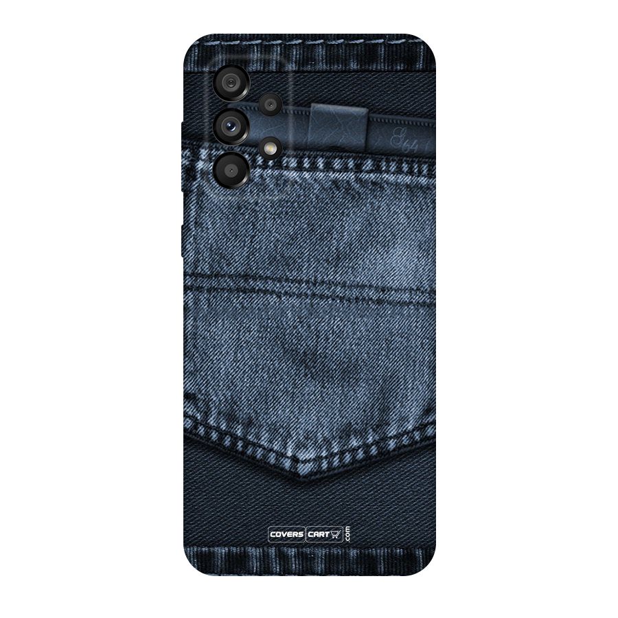 Blue Denim Original Polycarbonate Back Case for Galaxy A73 5G