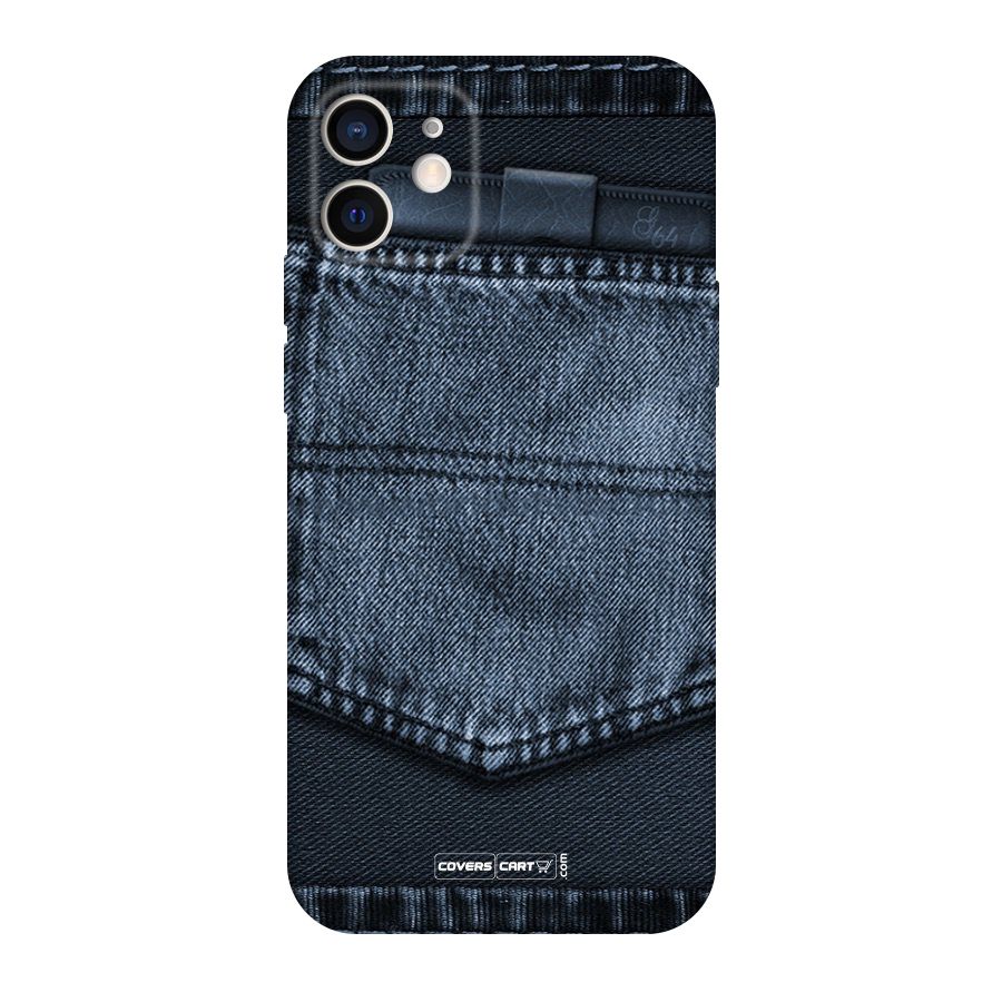 Blue Denim Original Polycarbonate Back Case for iPhone 12