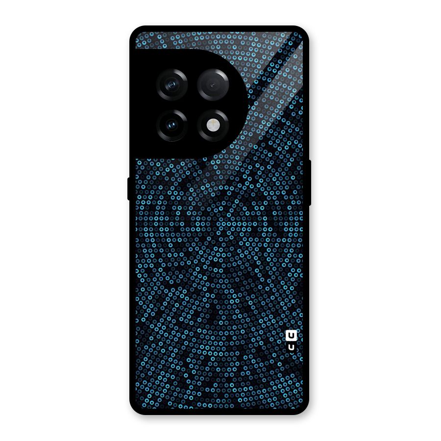 Blue Disco Lights Glass Back Case for OnePlus 11R