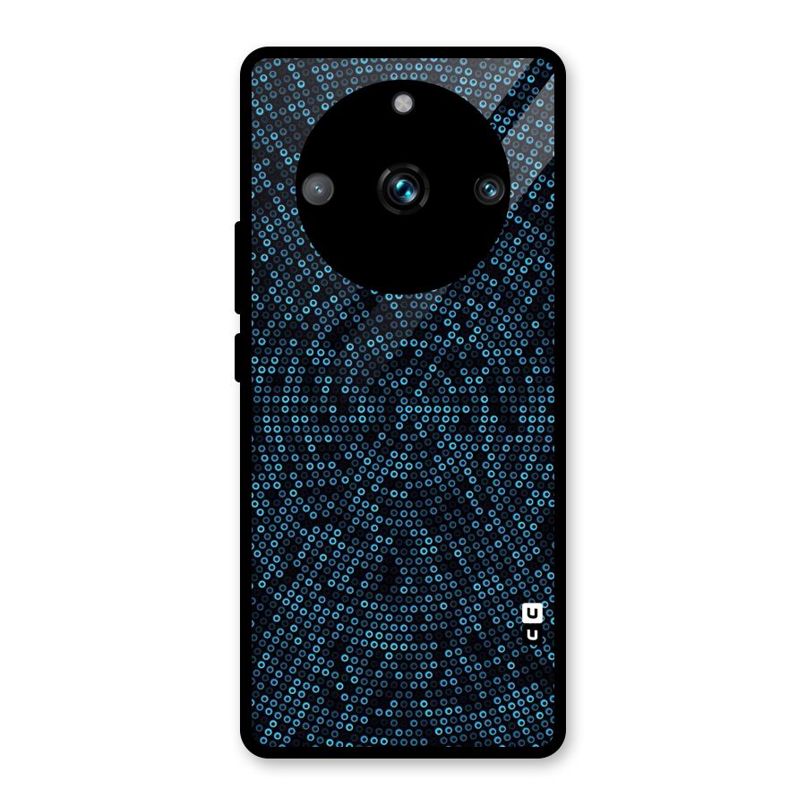 Blue Disco Lights Glass Back Case for Realme 11 Pro Plus