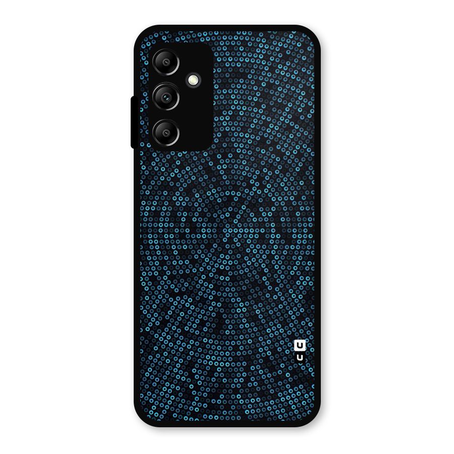 Blue Disco Lights Metal Back Case for Galaxy A14 5G