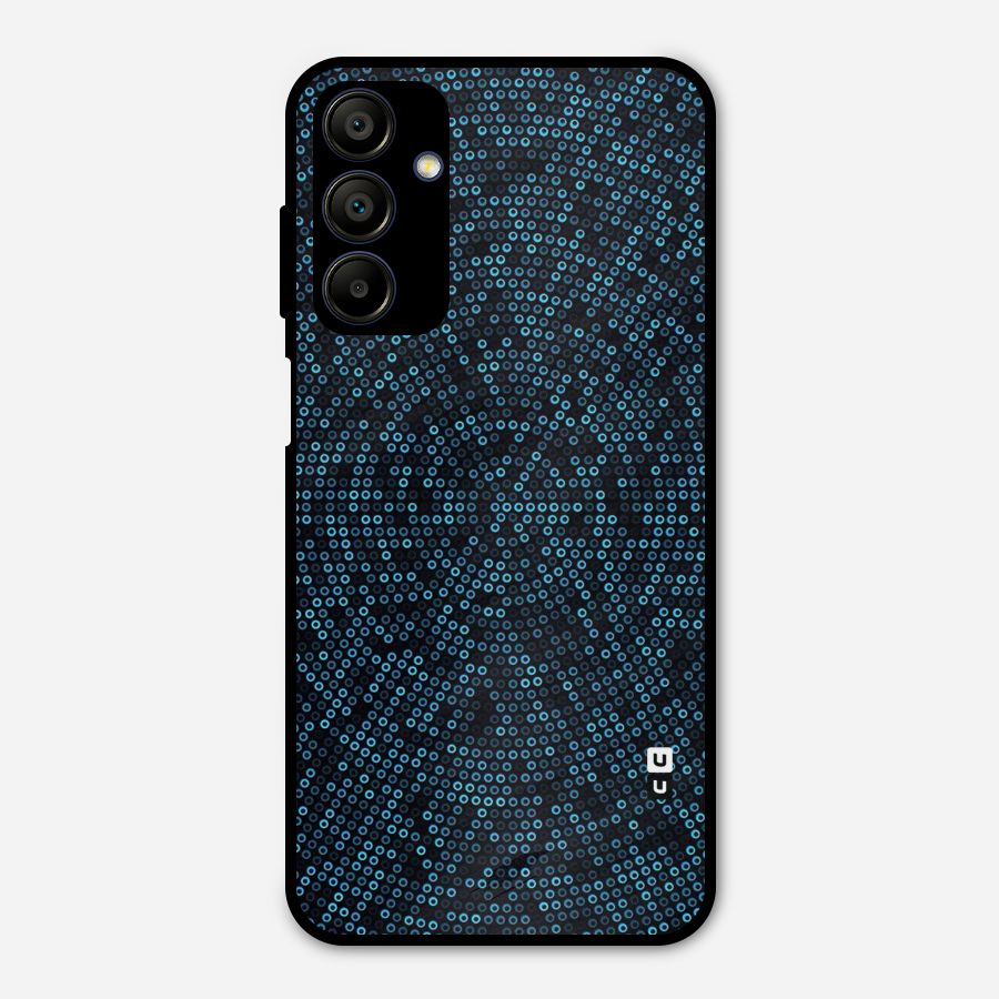 Blue Disco Lights Metal Back Case for Galaxy A15 5G