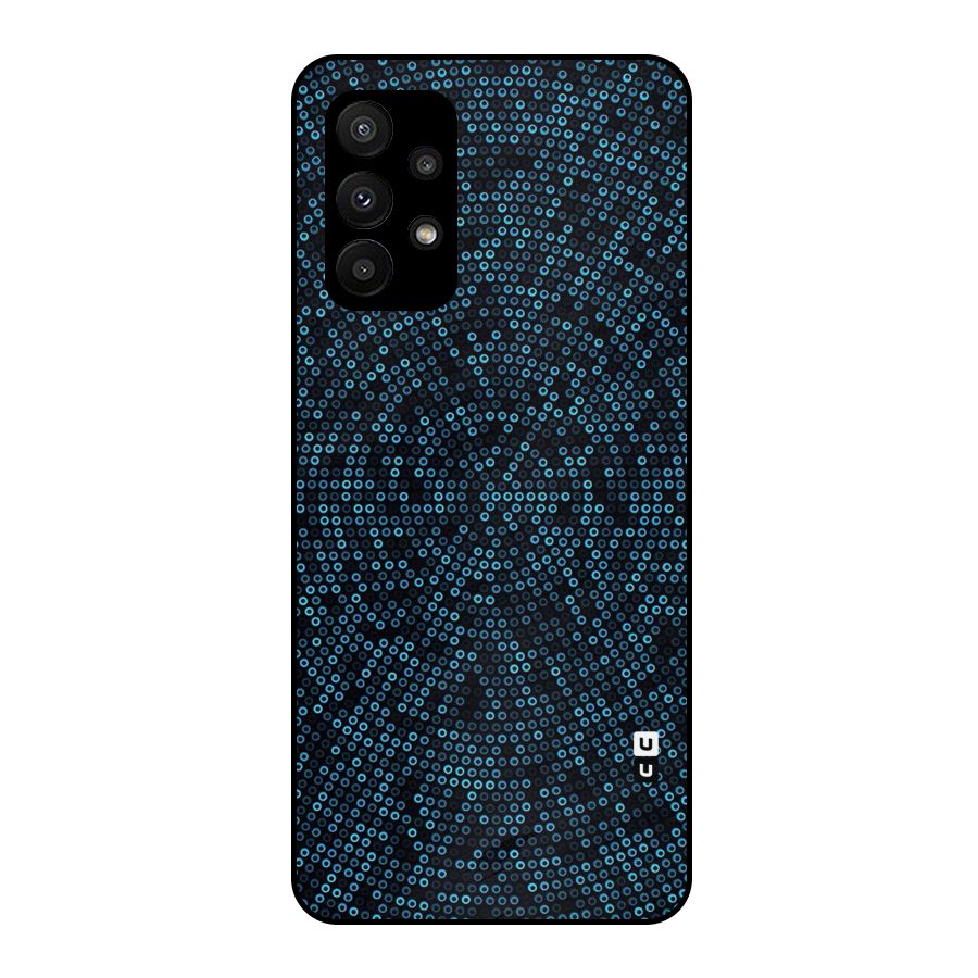 Blue Disco Lights Metal Back Case for Galaxy A23