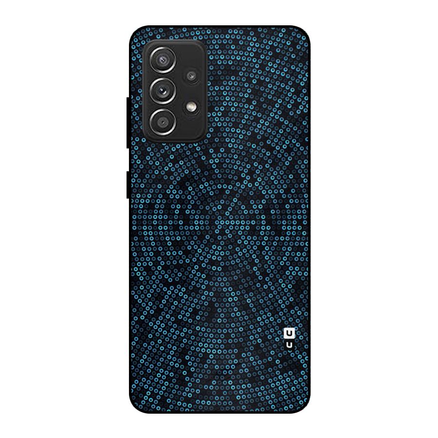 Blue Disco Lights Metal Back Case for Galaxy A52s 5G