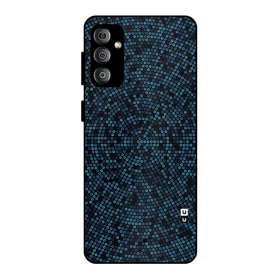 Blue Disco Lights Metal Back Case for Galaxy F23