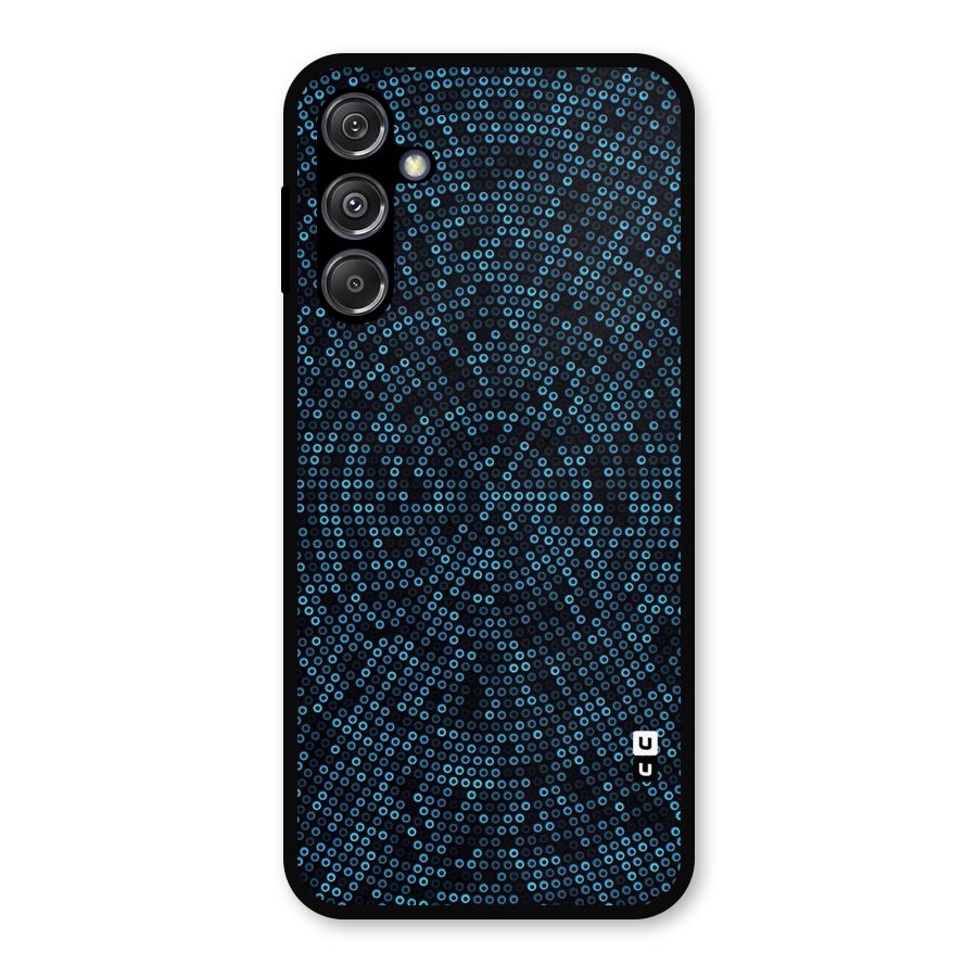 Blue Disco Lights Metal Back Case for Galaxy M34 5G
