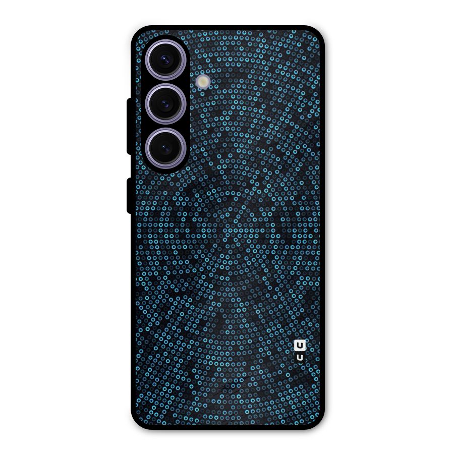 Blue Disco Lights Metal Back Case for Galaxy S24