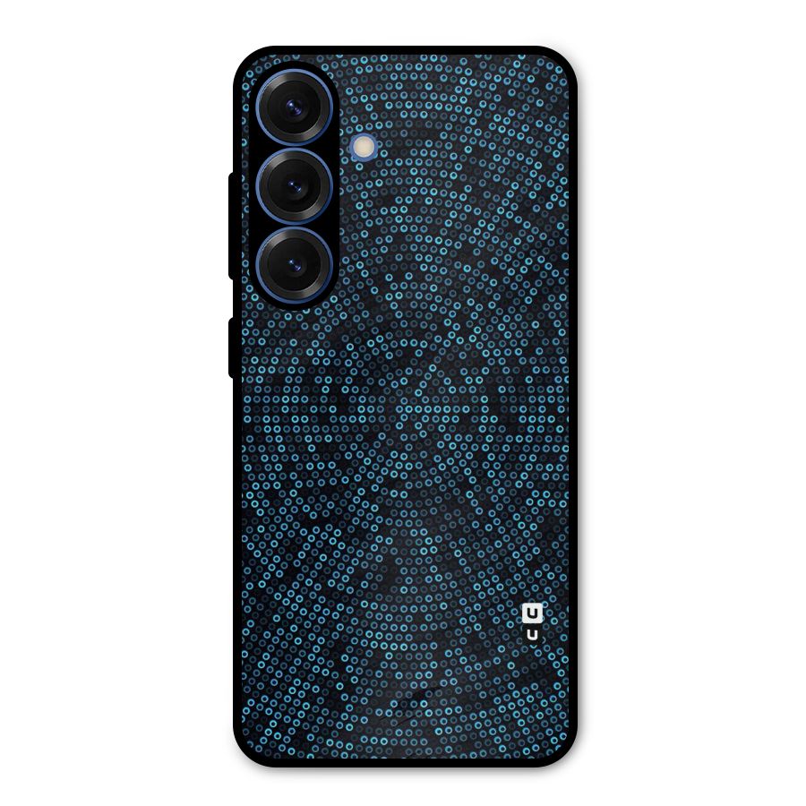Blue Disco Lights Metal Back Case for Galaxy S25