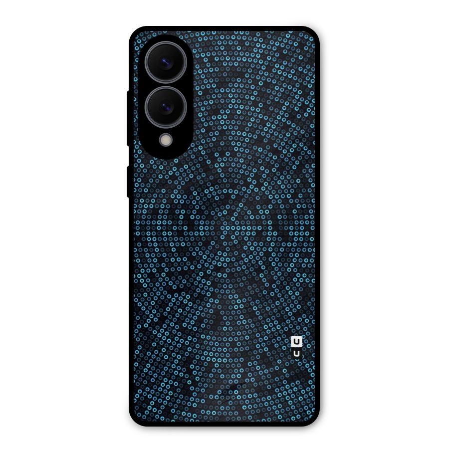 Blue Disco Lights Metal Back Case for Galaxy S25 Edge