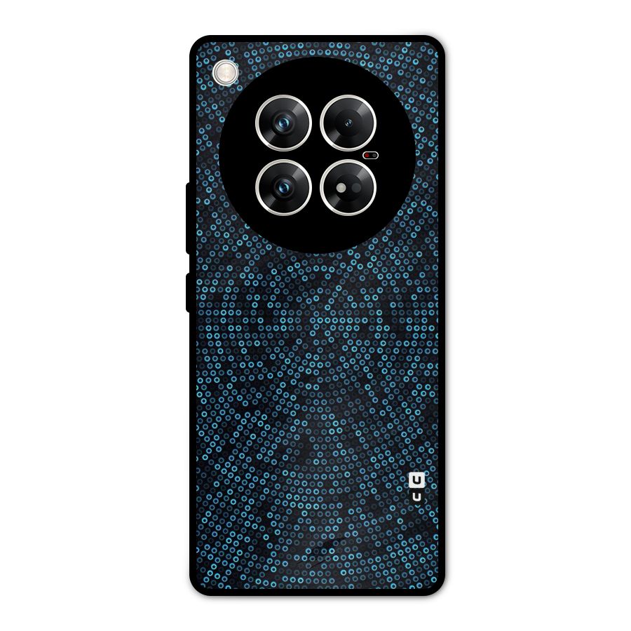 Blue Disco Lights Metal Back Case for Infinix Zero 40 5G