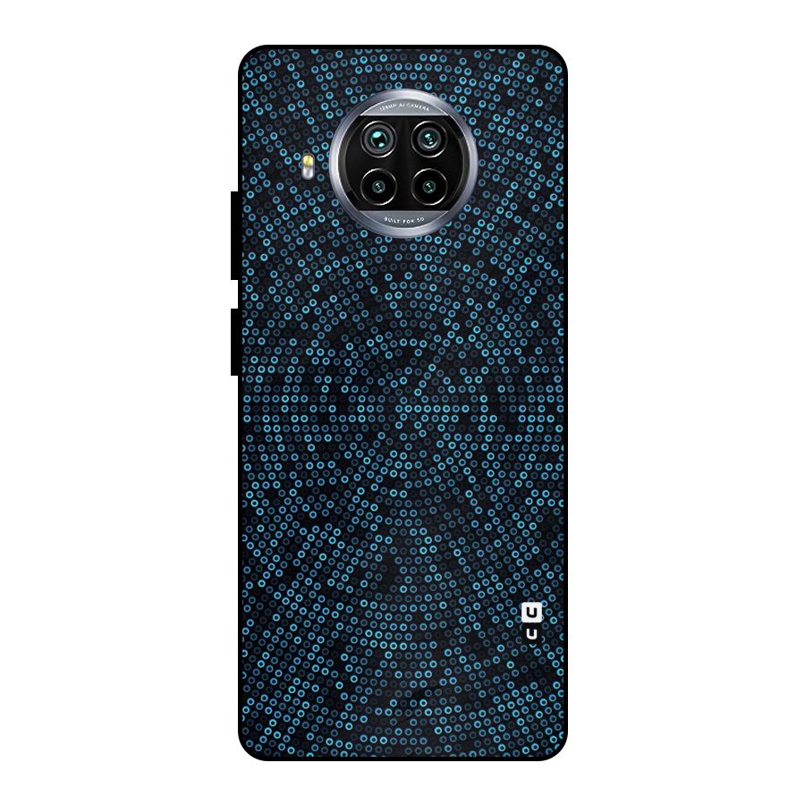 Blue Disco Lights Metal Back Case for Mi 10i