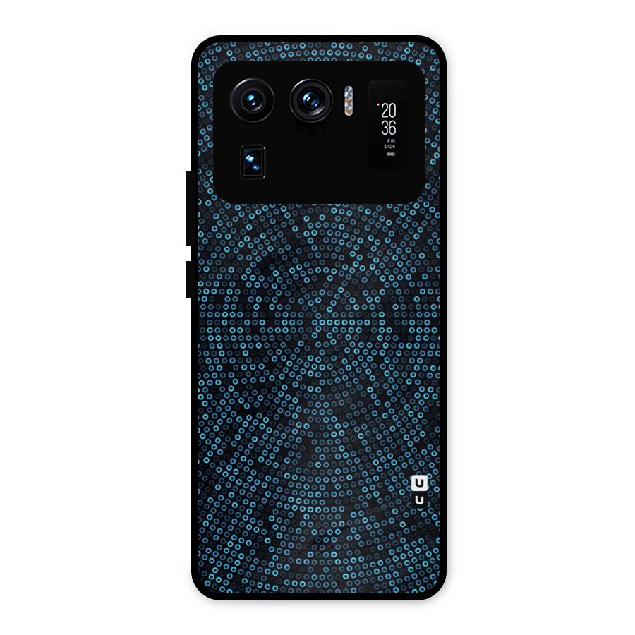 Blue Disco Lights Metal Back Case for Mi 11 Ultra